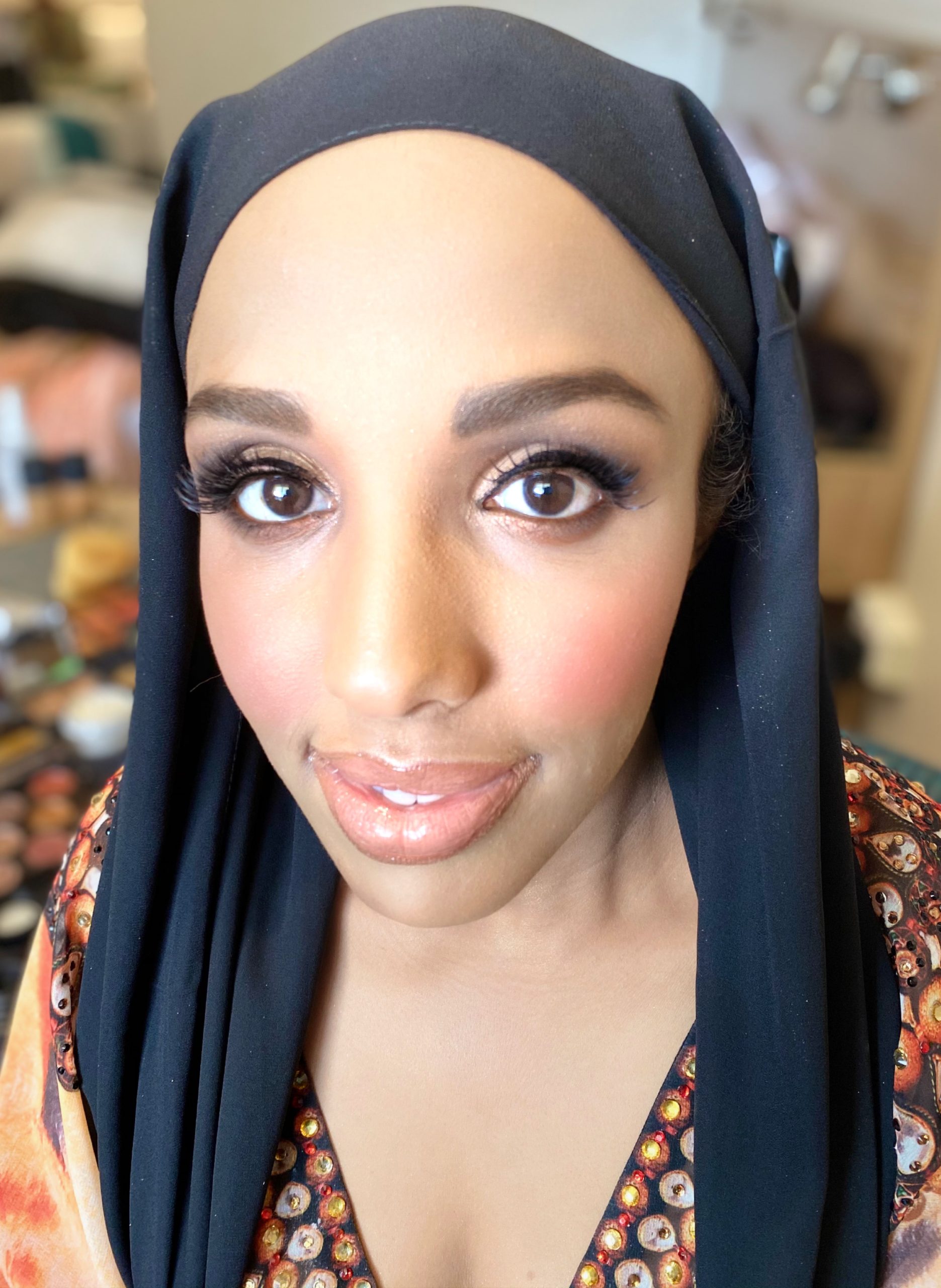 dark skin tone makeup artist brisbane